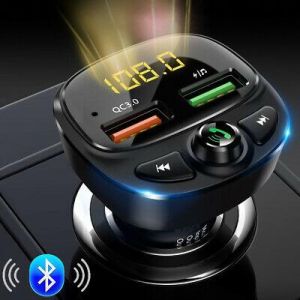 כלי רכב  כלי רכב  Bluetooth 5.0 Wireless Handsfree Car FM Transmitter MP3 Player Dual USB Charger